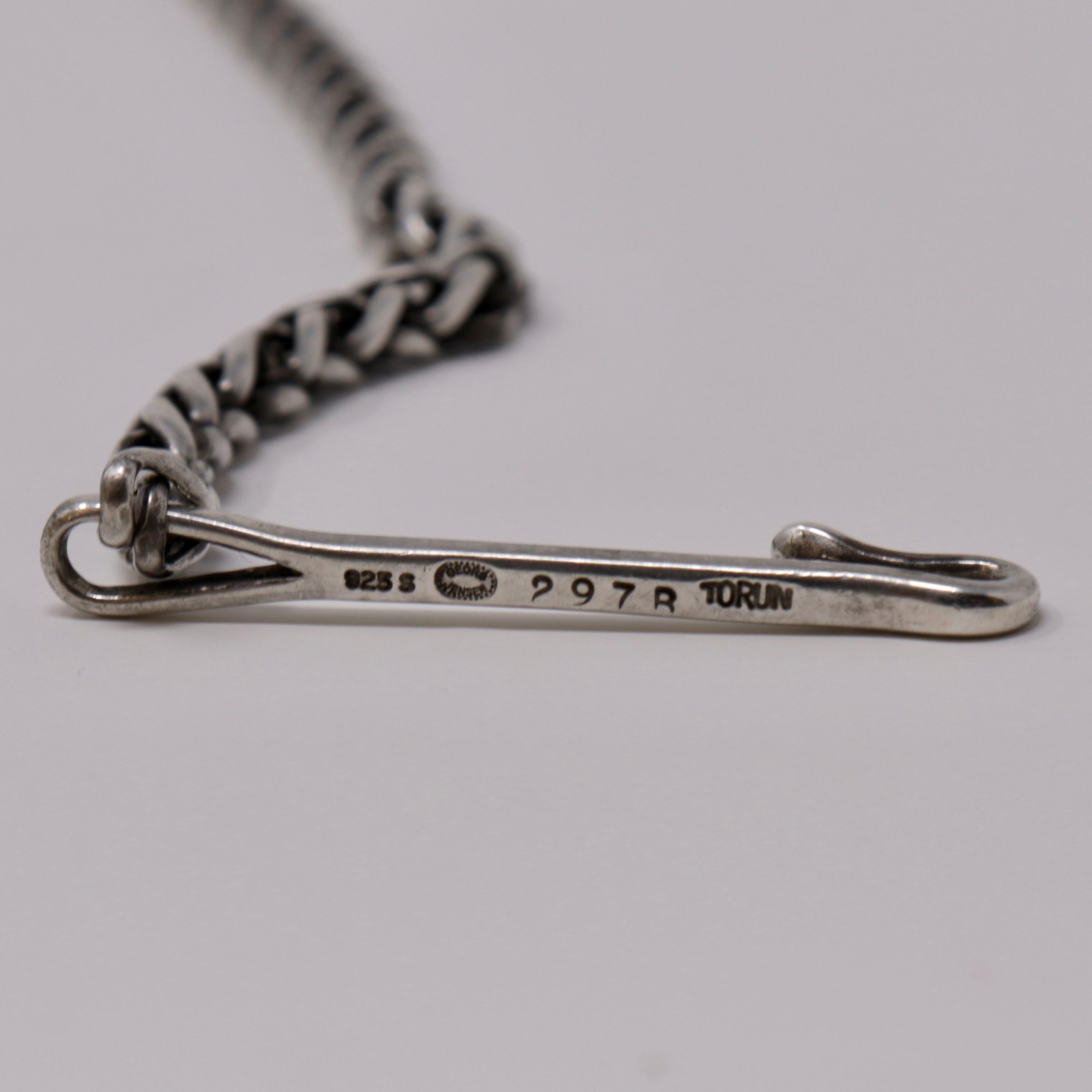 Estate Georg Jensen Vivianna Torun Heavy Wheat Chain No 297B