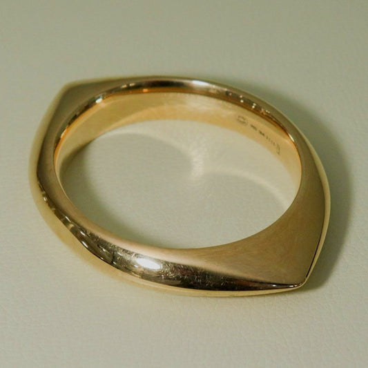 Estate Georg Jensen 18K Gold Bangle Design No. 1111 by Nanna Ditzel