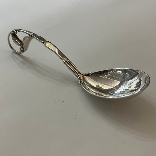 Georg Jensen Sterling Silver Leaf and Berry Style Serving Spoon