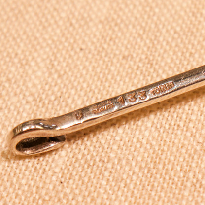 Georg Jensen Sterling Silver Neck Ring No. 174 with No. 131 Rutilated Quartz and No. 133 Striped Agate Pendants by Vivianna Torun