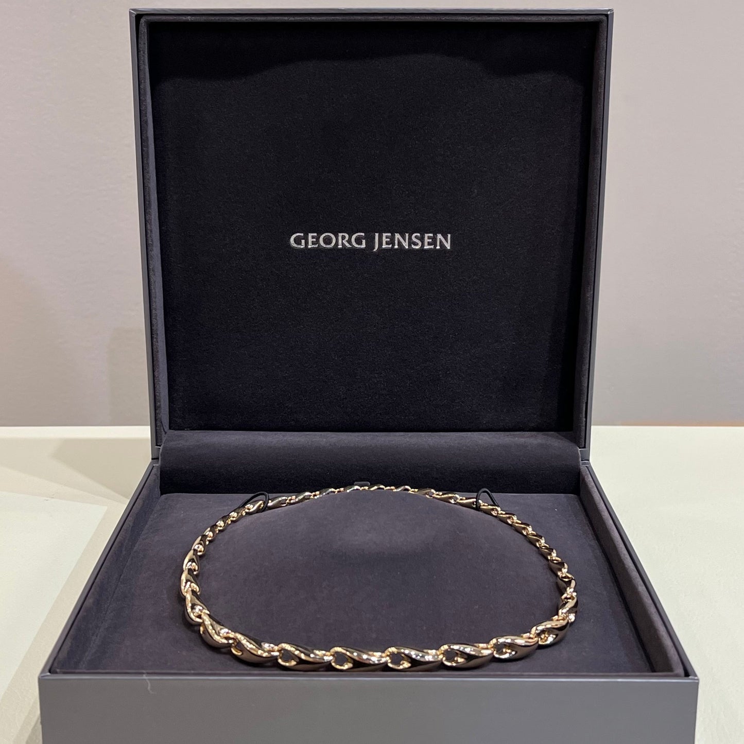 Georg Jensen "Reflect" 18K Gold Necklace by Jacqueline Rabun