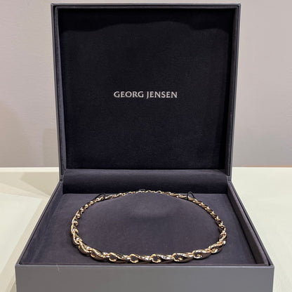 Georg Jensen "Reflect" 18K Gold Necklace by Jacqueline Rabun