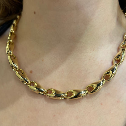 Georg Jensen "Reflect" 18K Gold Necklace by Jacqueline Rabun