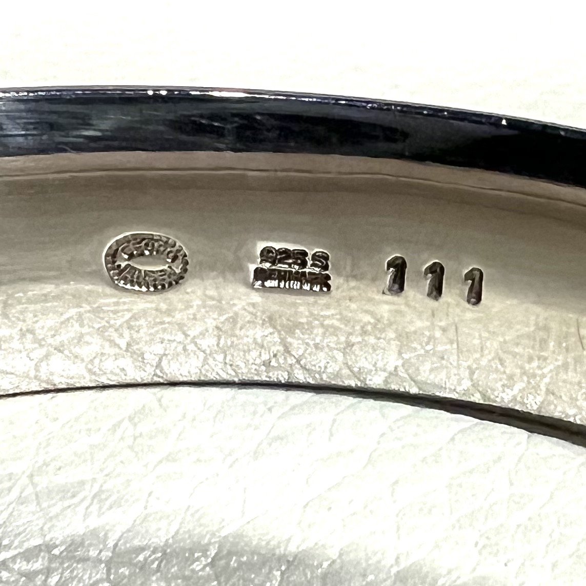 Estate Georg Jensen Sterling Silver Bangle Design No. 111 by Nanna Ditzel