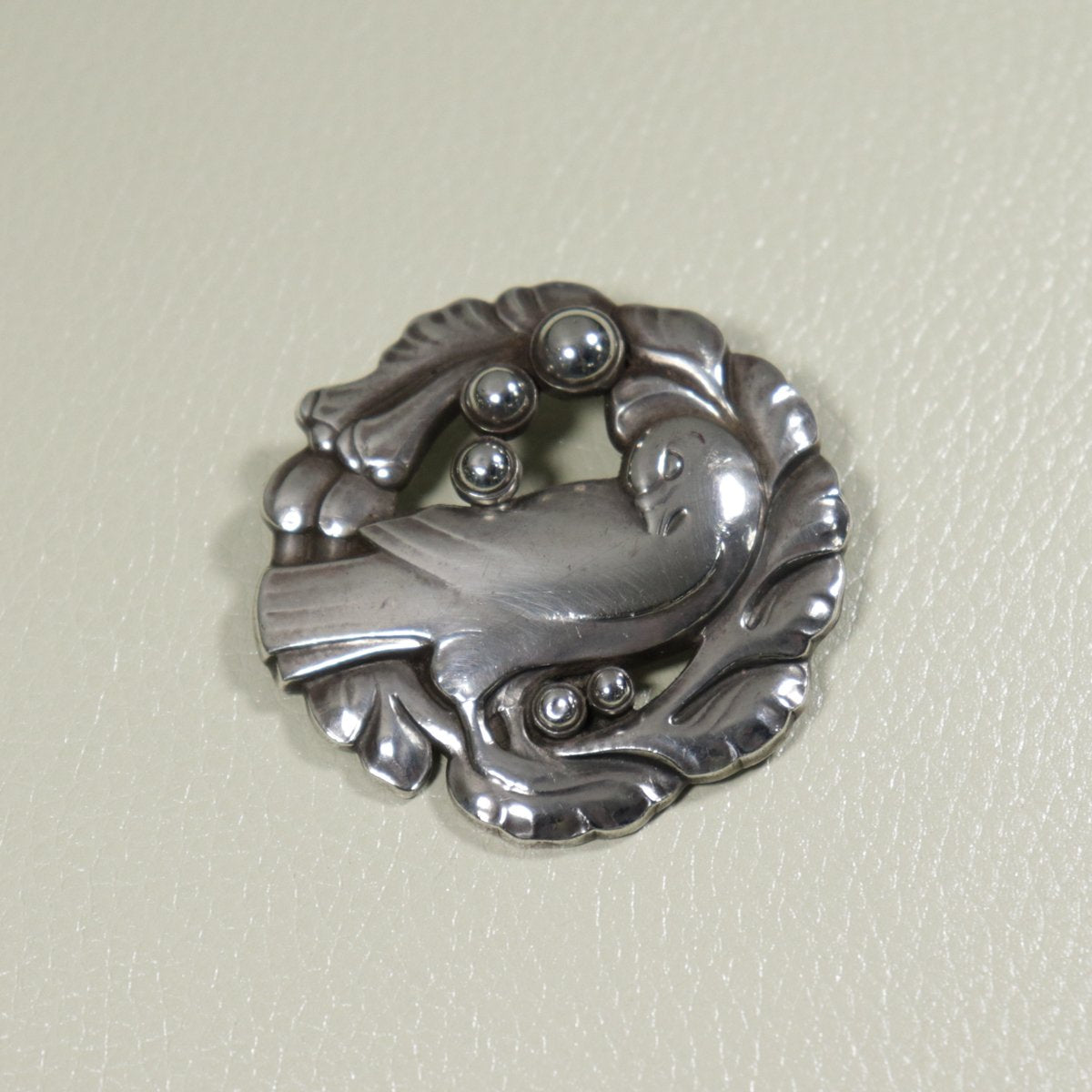 Georg Jensen Sterling Silver Brooch Design 123 by Kristian