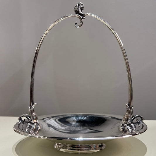 Georg Jensen Sterling Silver Grape Basket, Design No. 543