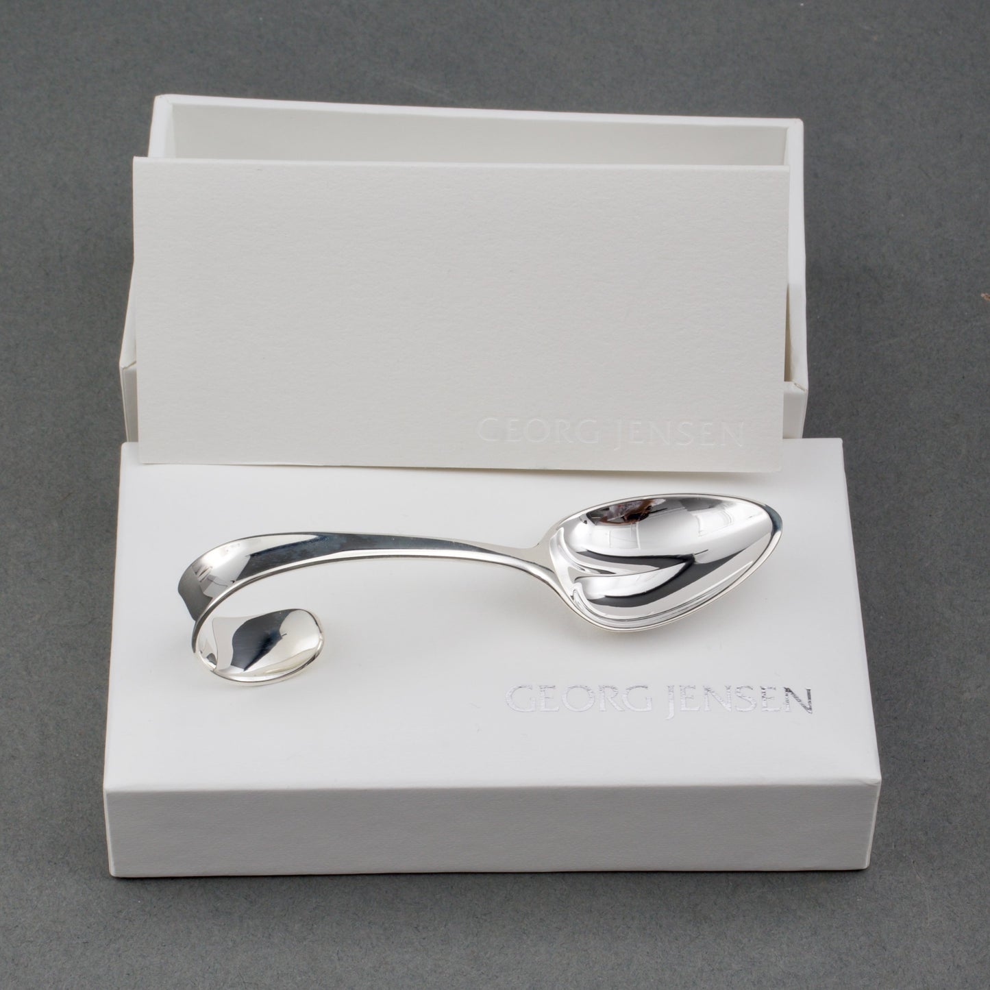 Georg Jensen Sterling Silver My Favourite Curved Spoon by Vivianna Torun
