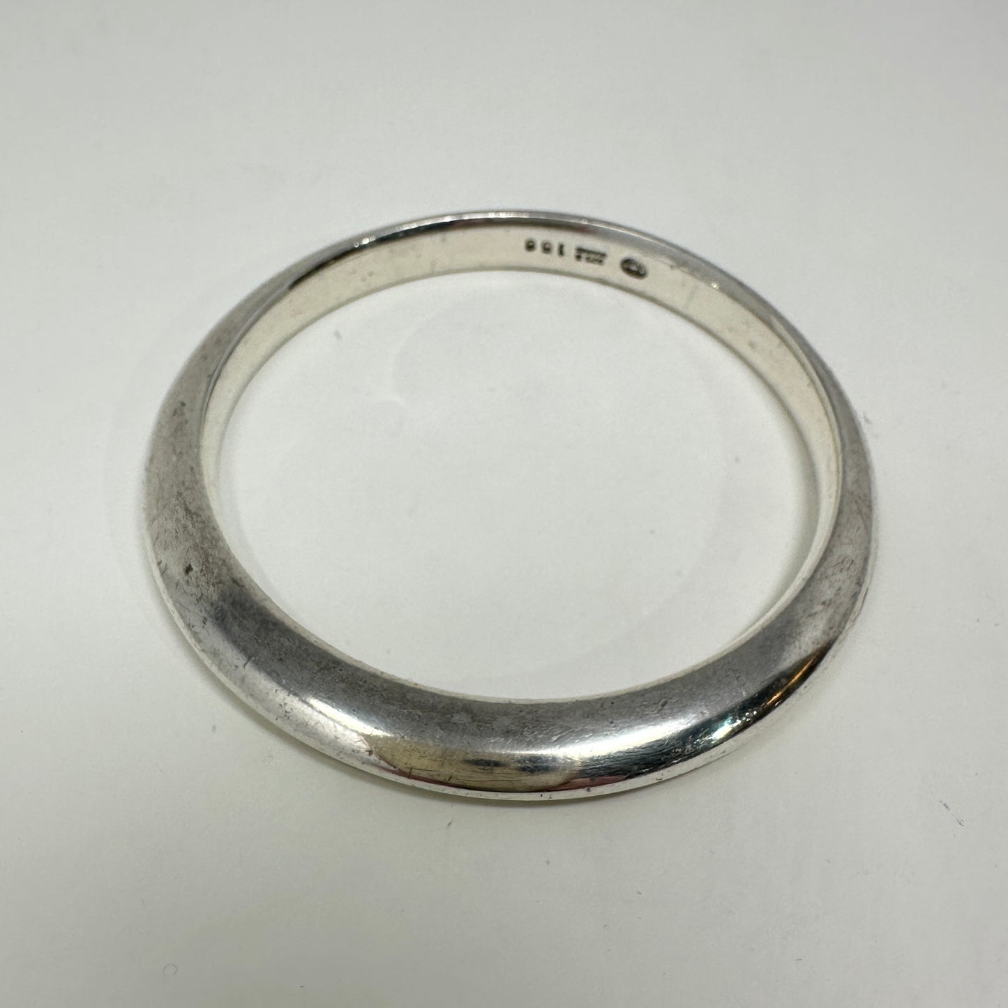 Estate Sterling Silver Georg Jensen Bangle by Nanna Ditzel No 168
