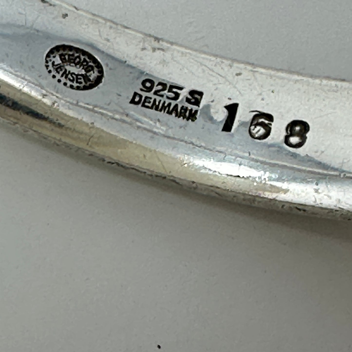 Estate Sterling Silver Georg Jensen Bangle by Nanna Ditzel No 168