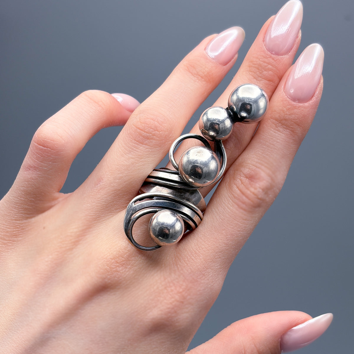 Estate Sterling Silver Ring by Rachel Gera