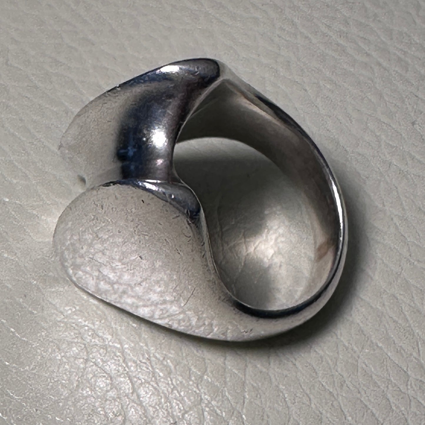 Estate Sterling Silver Georg Jensen Modern Ring by Henning Koppel No 140