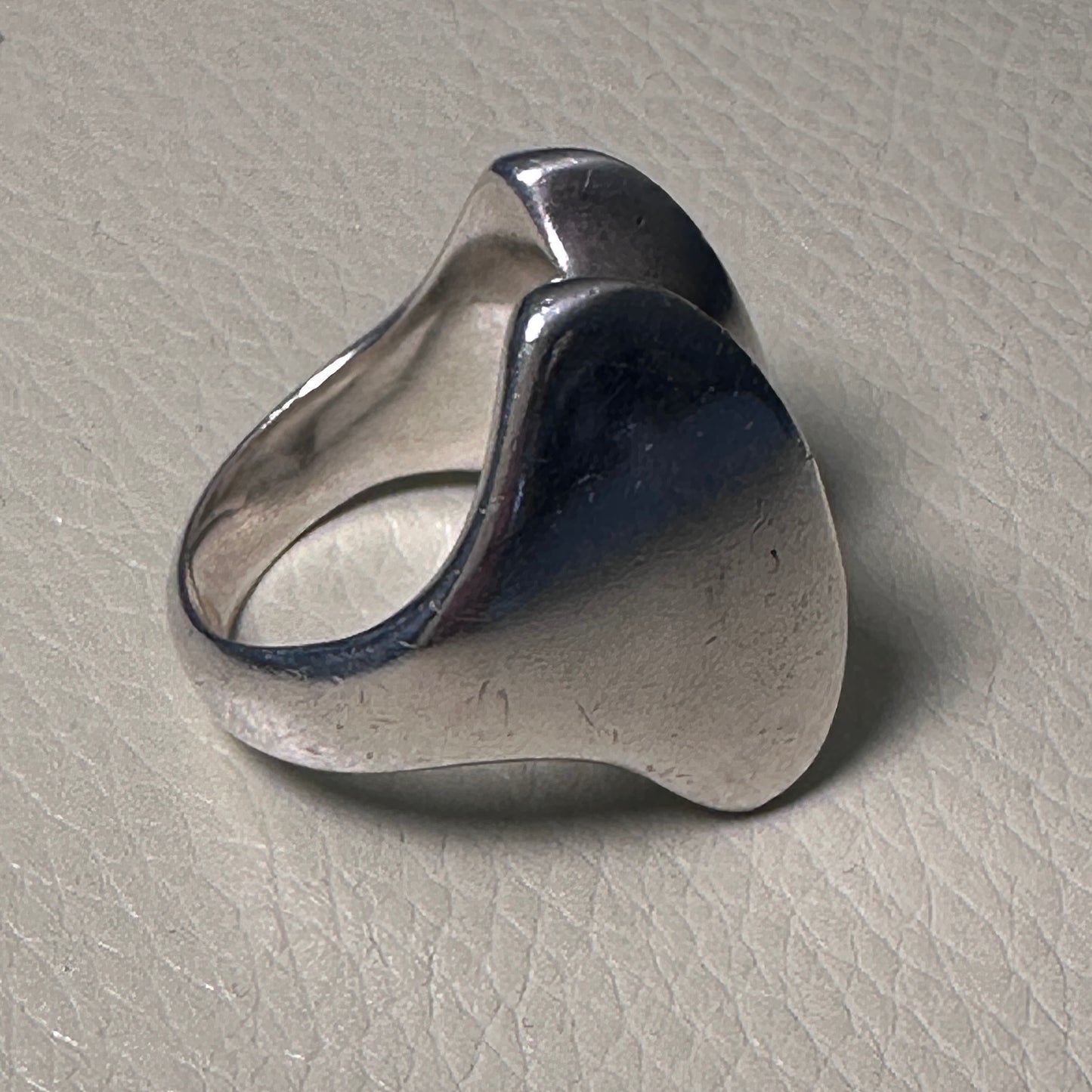 Estate Sterling Silver Georg Jensen Modern Ring by Henning Koppel No 140