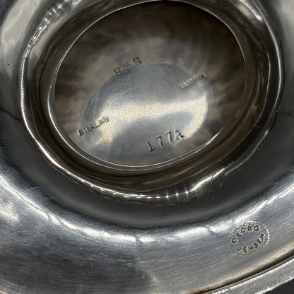 Estate Sterling Silver Sauce Boat with Underliner by Georg Jensen No 177A