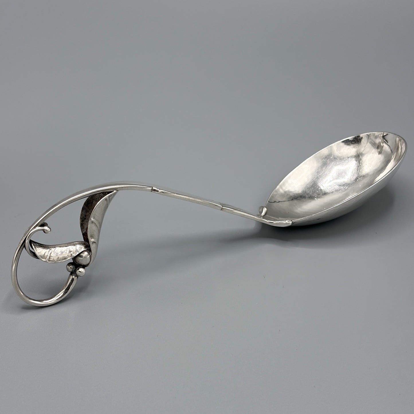 Estate Sterling Silver Sauce Boat with Underliner by Georg Jensen No 177A