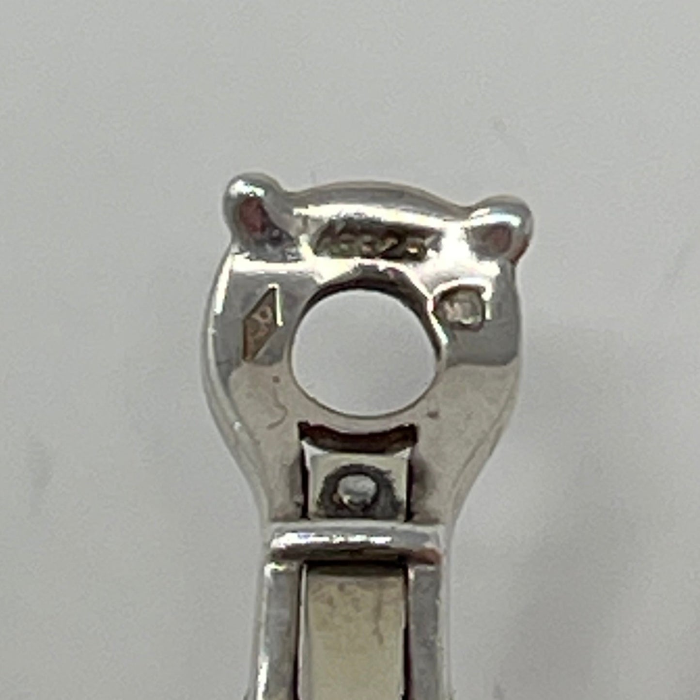Estate Hermes Sterling Silver Clip On Earrings