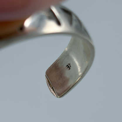 Estate South Western Hopi Native American Silver Cuff