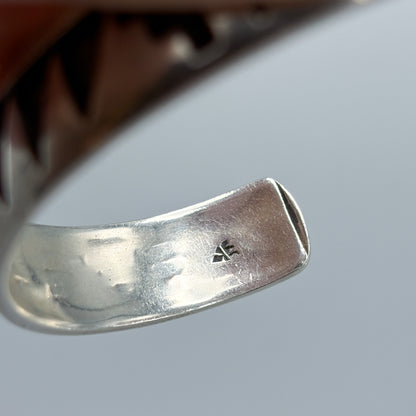 Estate South Western Hopi Native American Silver Cuff