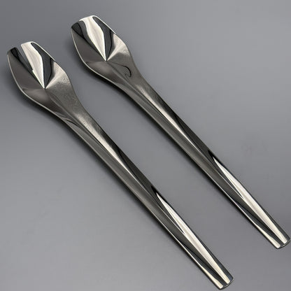 Stainless Steel "Rondo" Salad Servers by Carl Mertens
