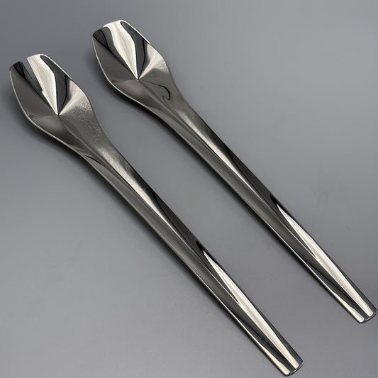 Stainless Steel "Rondo" Salad Servers by Carl Mertens