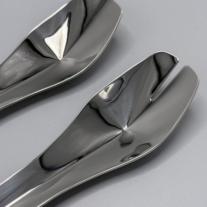 Stainless Steel "Rondo" Salad Servers by Carl Mertens
