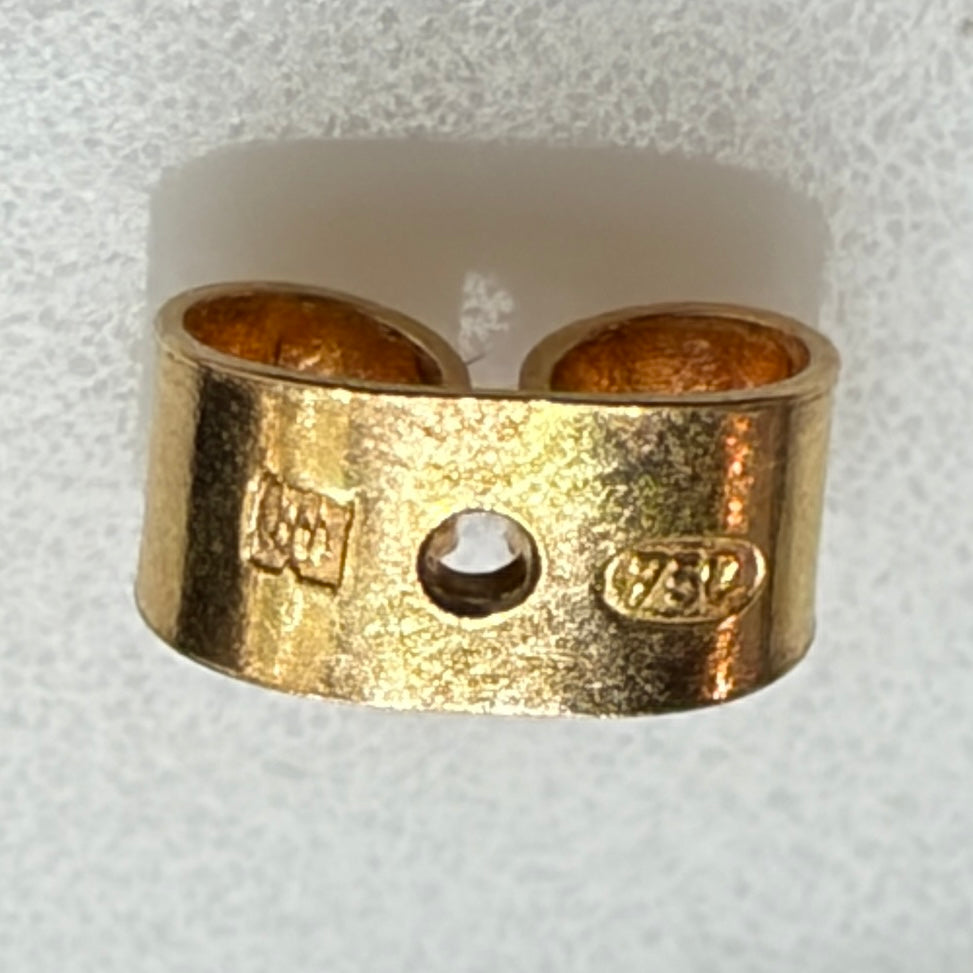 Estate 18K, Handmade Iceblock Earrings by Lapponia, Designed by Björn Weckström