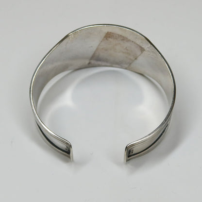 Estate Georg Jensen Sterling Silver Cuff Designed by Harald Nielsen in 1935, Design No. 55