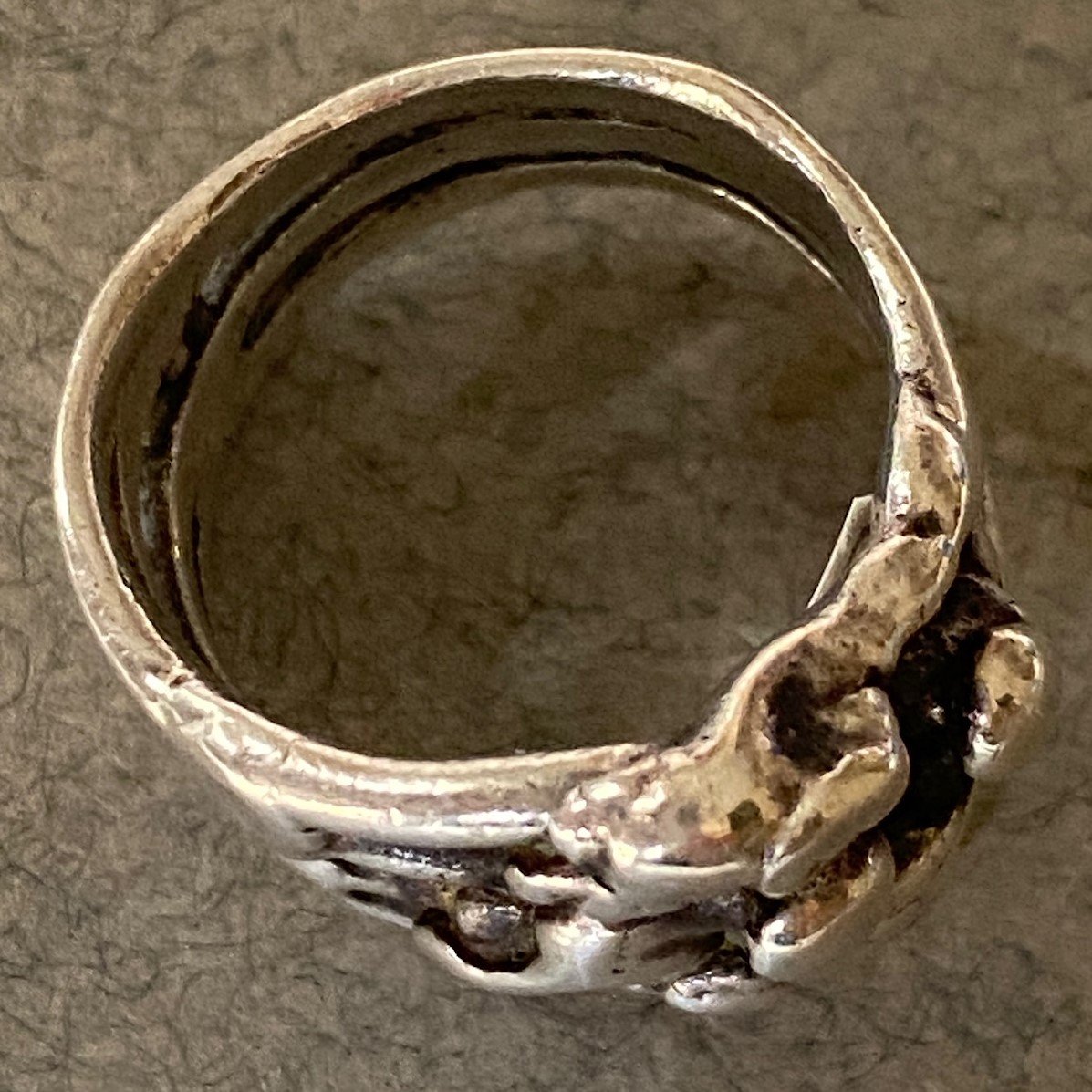 Sterling Silver Brutalist Ring