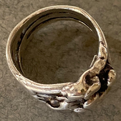Sterling Silver Brutalist Ring