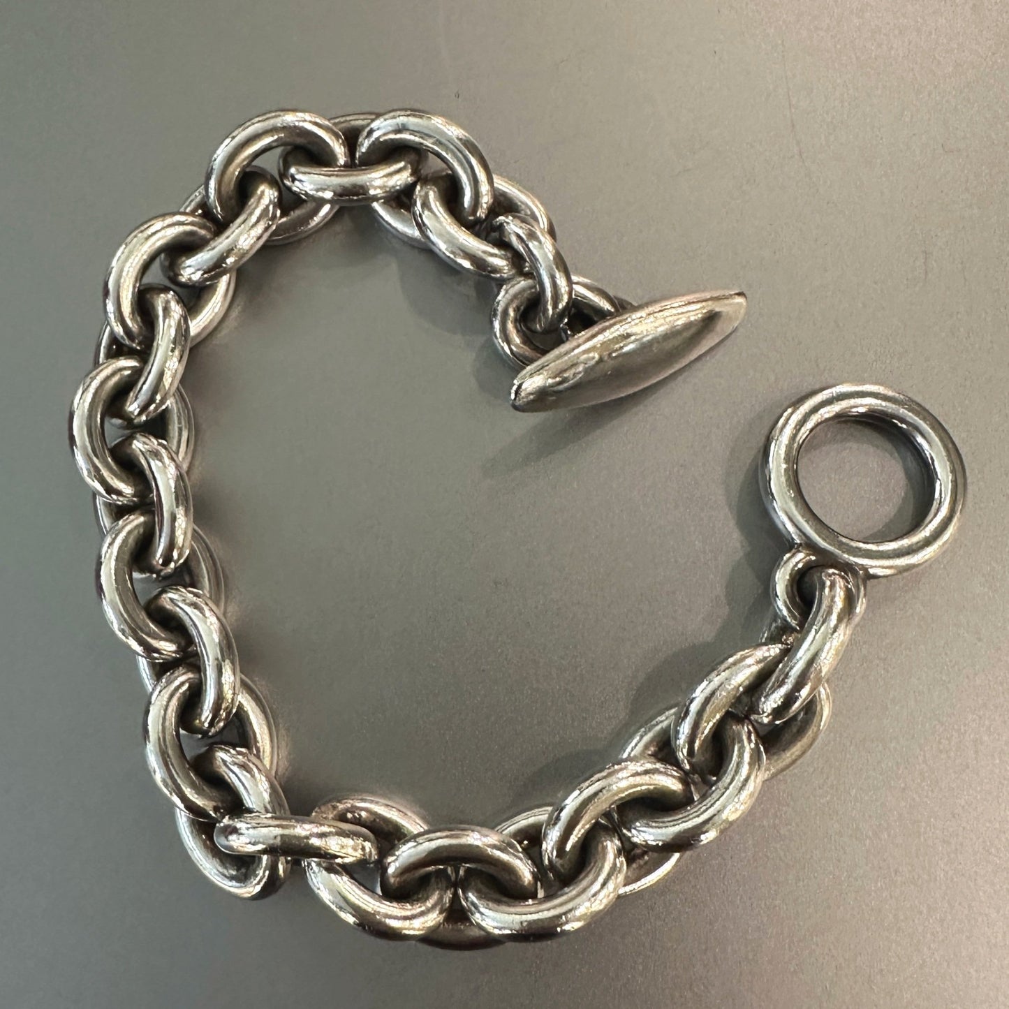 Georg Jensen Heavy Link Sterling Silver Bracelet No. 140A by Nanna Ditzel