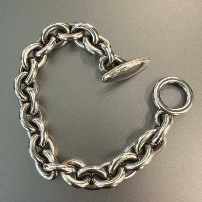 Georg Jensen Heavy Link Sterling Silver Bracelet No. 140A by Nanna Ditzel