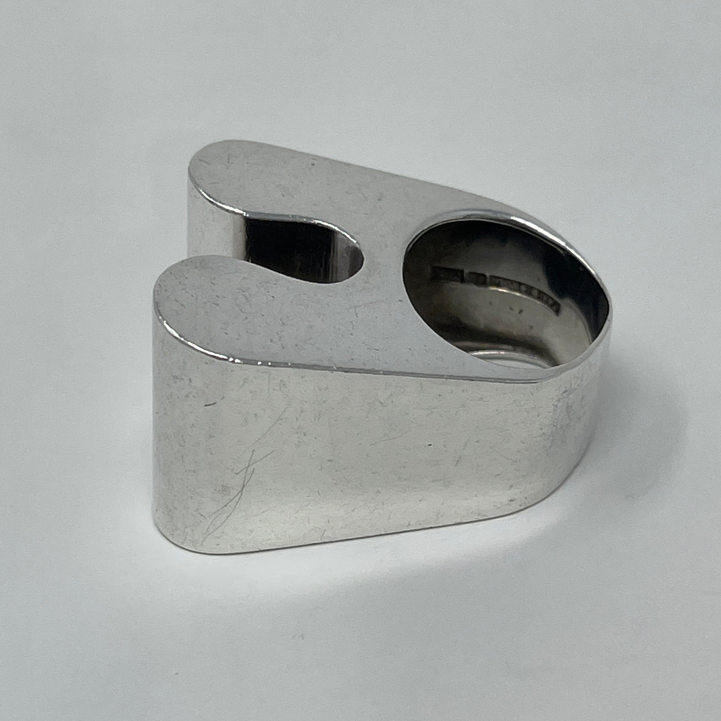 Estate Pekka Piekainen for Auran Kultaseppa Sterling Silver Oversized Ring