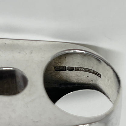 Estate Pekka Piekainen for Auran Kultaseppa Sterling Silver Oversized Ring