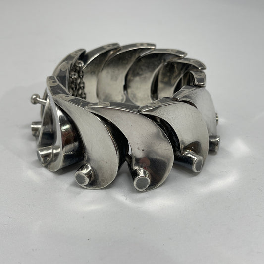 Antonio Pineda 970 Silver "Wave" Bracelet