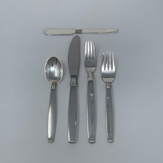 Estate Sterling Silver "Thread" by Hingelberg Service of 12