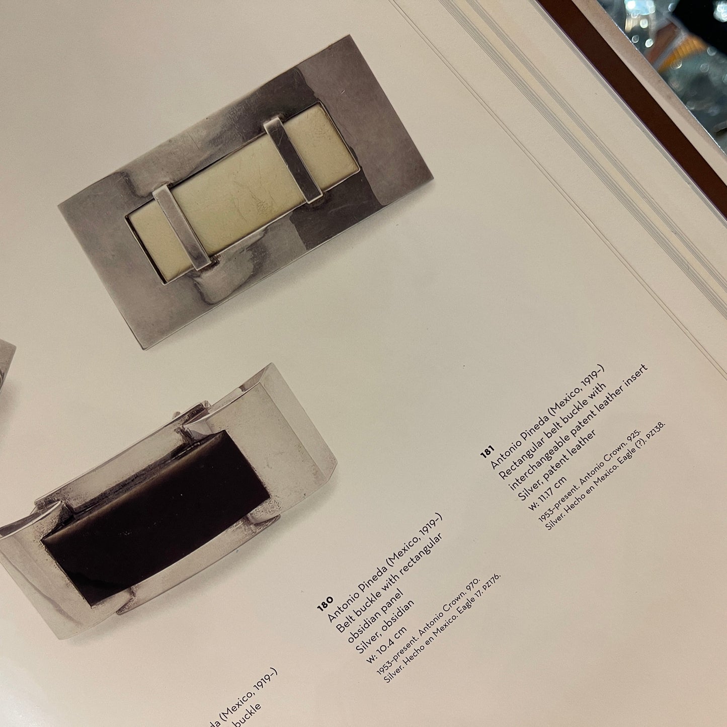 Estate Sterling Silver Belt Buckle by Antonio Pineda