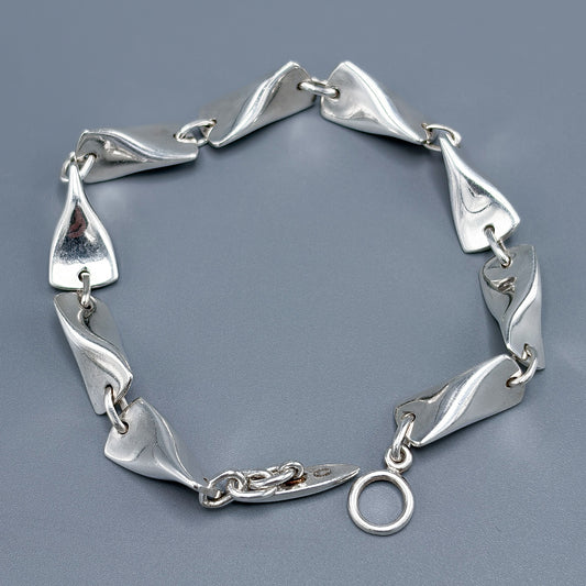 Estate Georg Jensen Sterling Silver Bracelet by Edvard Kindt-Larsen no 104 A