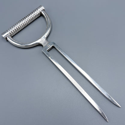 Estate Georg Jensen Sterling Silver Ornamental Carving Fork No.14