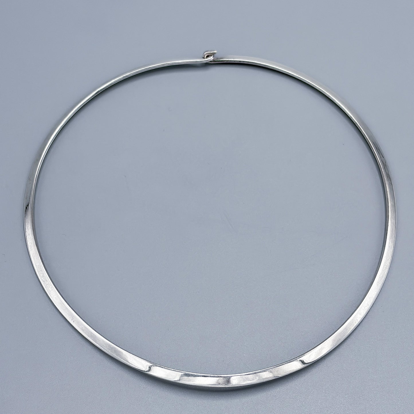 Estate Mexican Sterling Silver Neck Ring