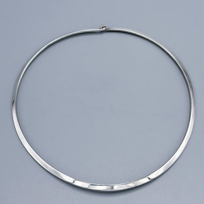 Estate Mexican Sterling Silver Neck Ring