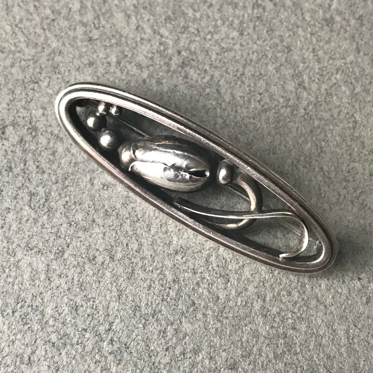 Georg Jensen Sterling Silver "Blossom" Brooch No.204