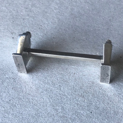 Estate Georg Jensen Sterling Silver "Pyramid" Knife Rests