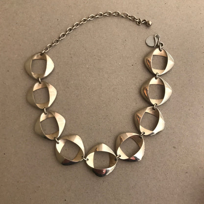 Georg Jensen Sterling Silver Necklace No.190H By Henning Koppel