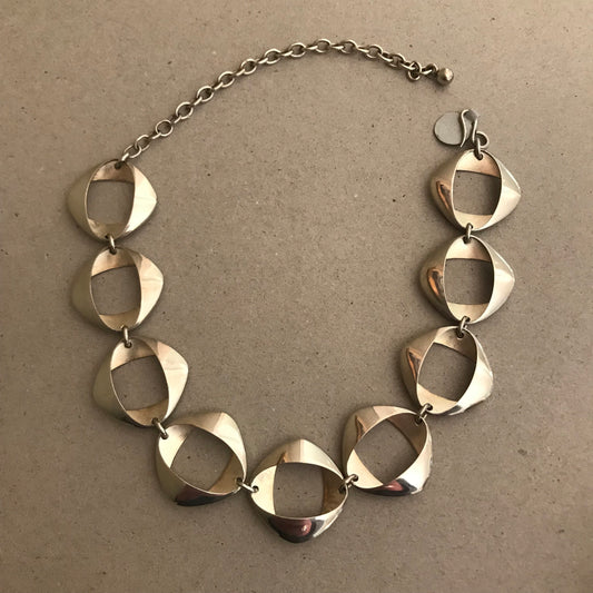 Georg Jensen Sterling Silver Necklace No.190H By Henning Koppel