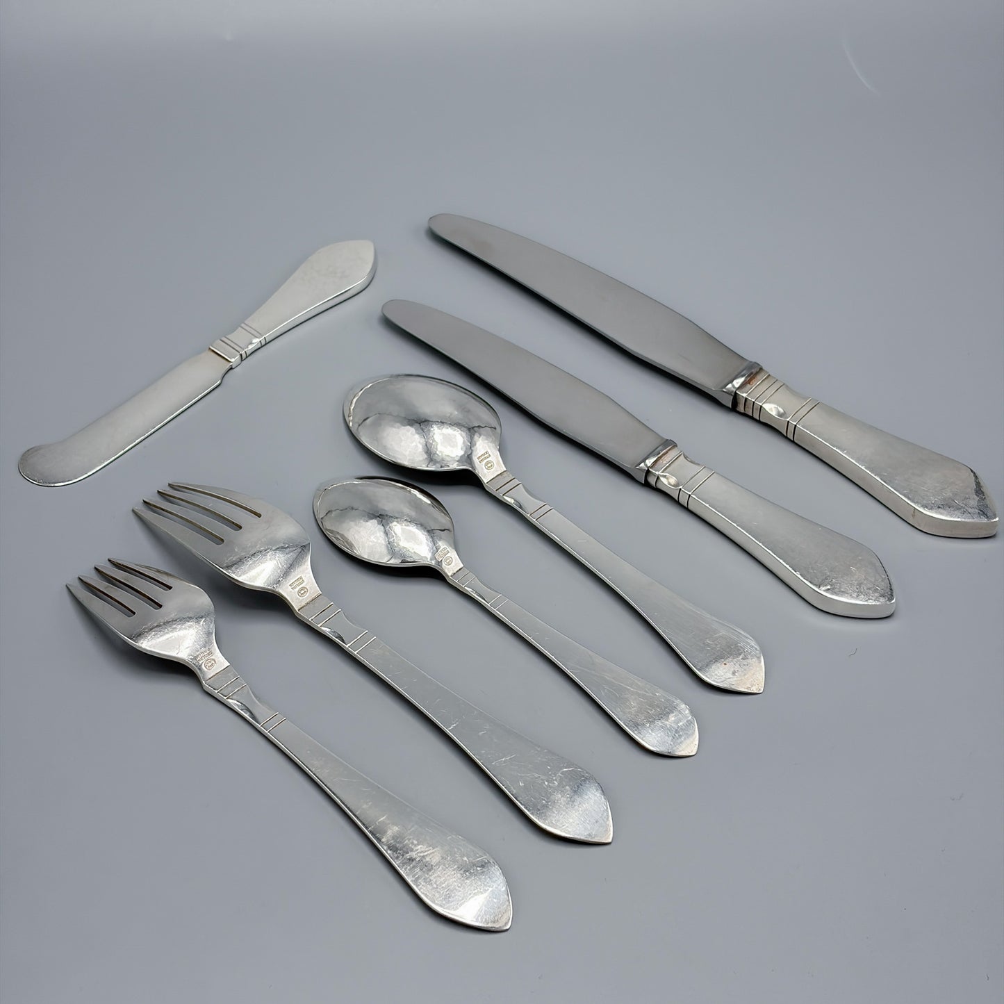 Estate Sterling Silver "Continental" by Georg Jensen Service of 12 (99)