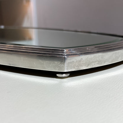 Estate Roux-Marquiand Silver Plated Mirrored Tray