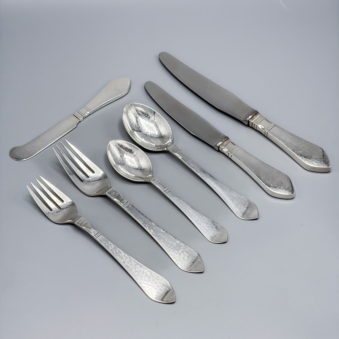Estate Sterling Silver "Continental" by Georg Jensen Service of 12 (99)