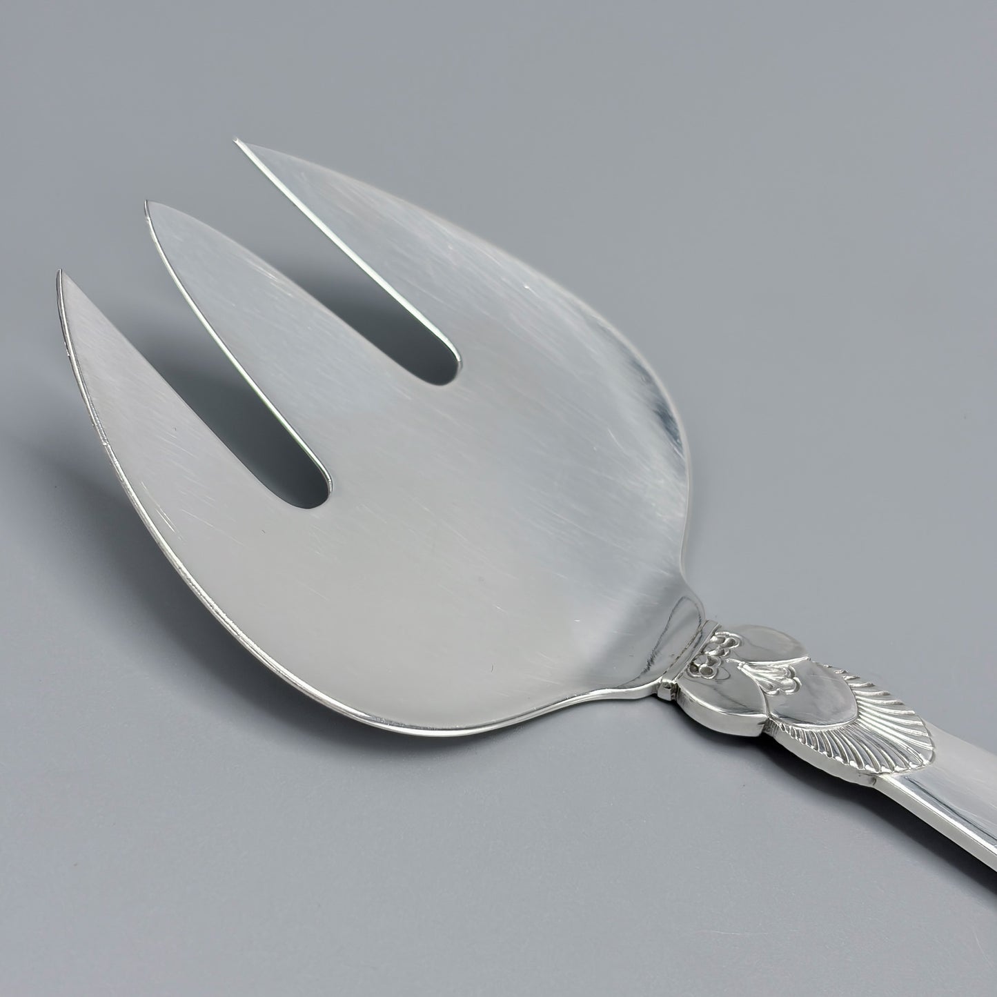 Estate Georg Jensen Sterling Silver "Cactus" Pattern Pastry Server