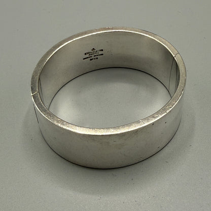 Estate Franz Hingelberg Sterling Silver Oval Cuff Bangle