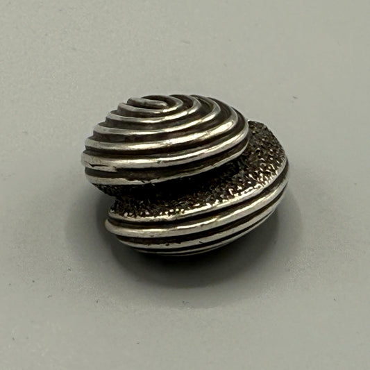 Estate Sterling Silver Snail Shell Ring