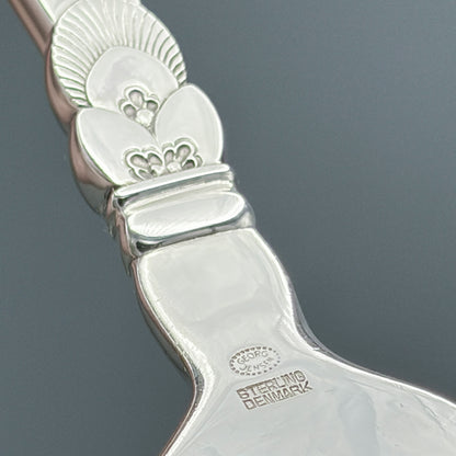 Estate Georg Jensen "Cactus" Pattern Shellfish Serving Fork